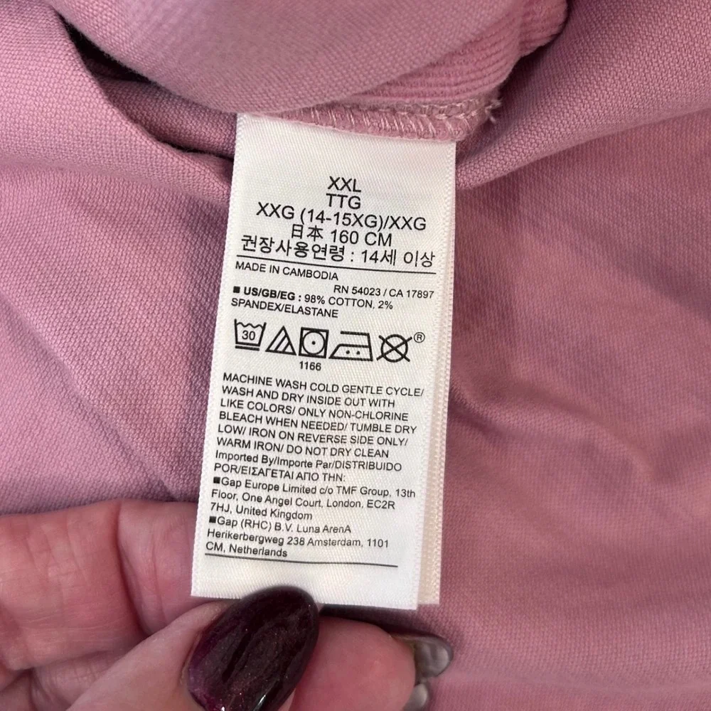 GAP Kids Girl's Pink Corduroy Pleated Skirt Feminine Cozy‎ Cottage NWOT Size XXL